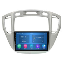 RoverOne 4G+64G Bilradio Bluetooth CarPlay Android Auto GPS-navigasjon for Toyota Highlander 1 XU20 2001 - 2007