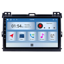 RoverOne 6G+128G Bilmultimediaspelare Radio CarPlay Bluetooth Android GPS för Toyota Land Cruiser Prado 120 3 2002 - 2009