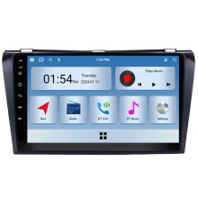 RoverOne 6G+128G Bil Multimedia Spiller Radio CarPlay Bluetooth Android GPS for Mazda 3 Mazda3 BK 2003 - 2009