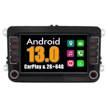RoverOne 2G+64G Autoradio Bluetooth CarPlay Android Auto Radio GPS für VW Volkswagen Golf 6 2009-2013