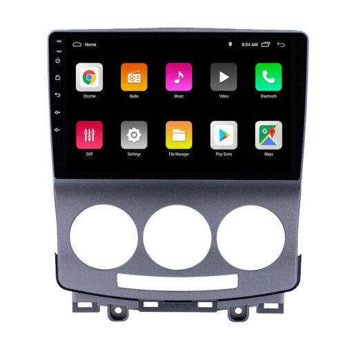 RoverOne 4G+64G Bilradio Bluetooth CarPlay Android Auto GPS-Navigation til Mazda 5 2 CR 2005 - 2010 2