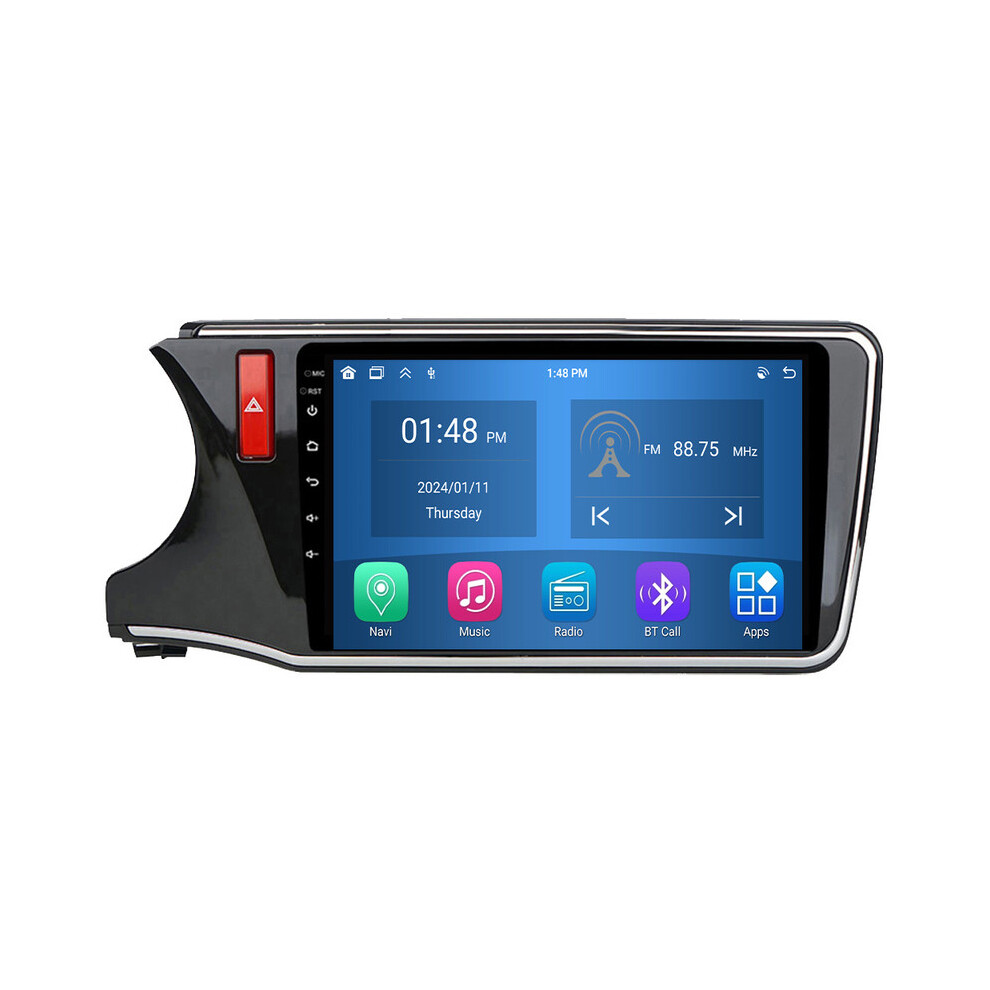 Roverone 4G+64G Car Radio Bluetooth Carplay Android Auto Gps Sat Nav For Honda City 2014 - 2017 712110546339
