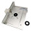 Router Table Insert Board Electric Wood Milling Flip for Woodworking Workbench Silver 1