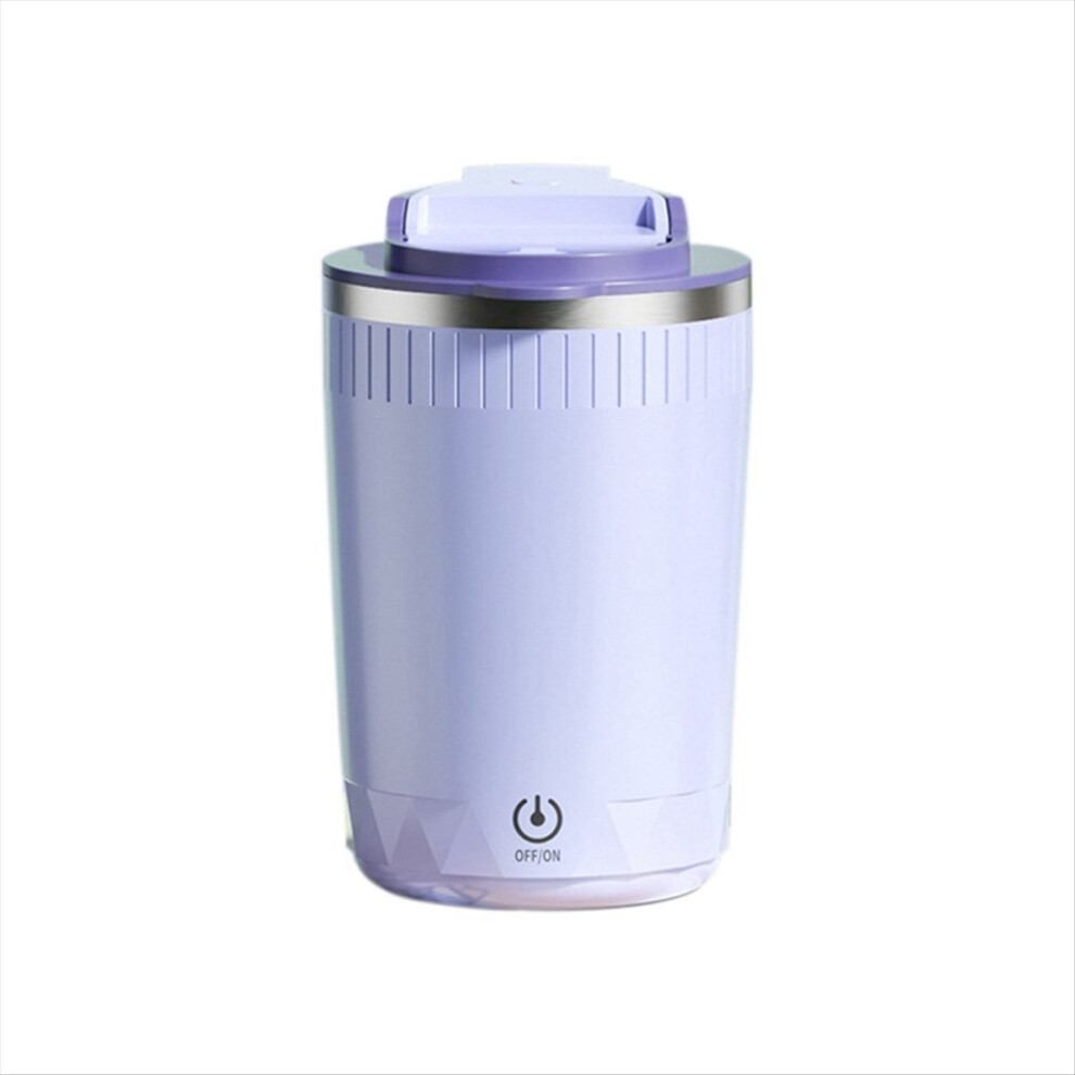 Automatic Self Stirring Mug, Coffee Milk Mixing Cup, Electric Blender, 400ml Purple