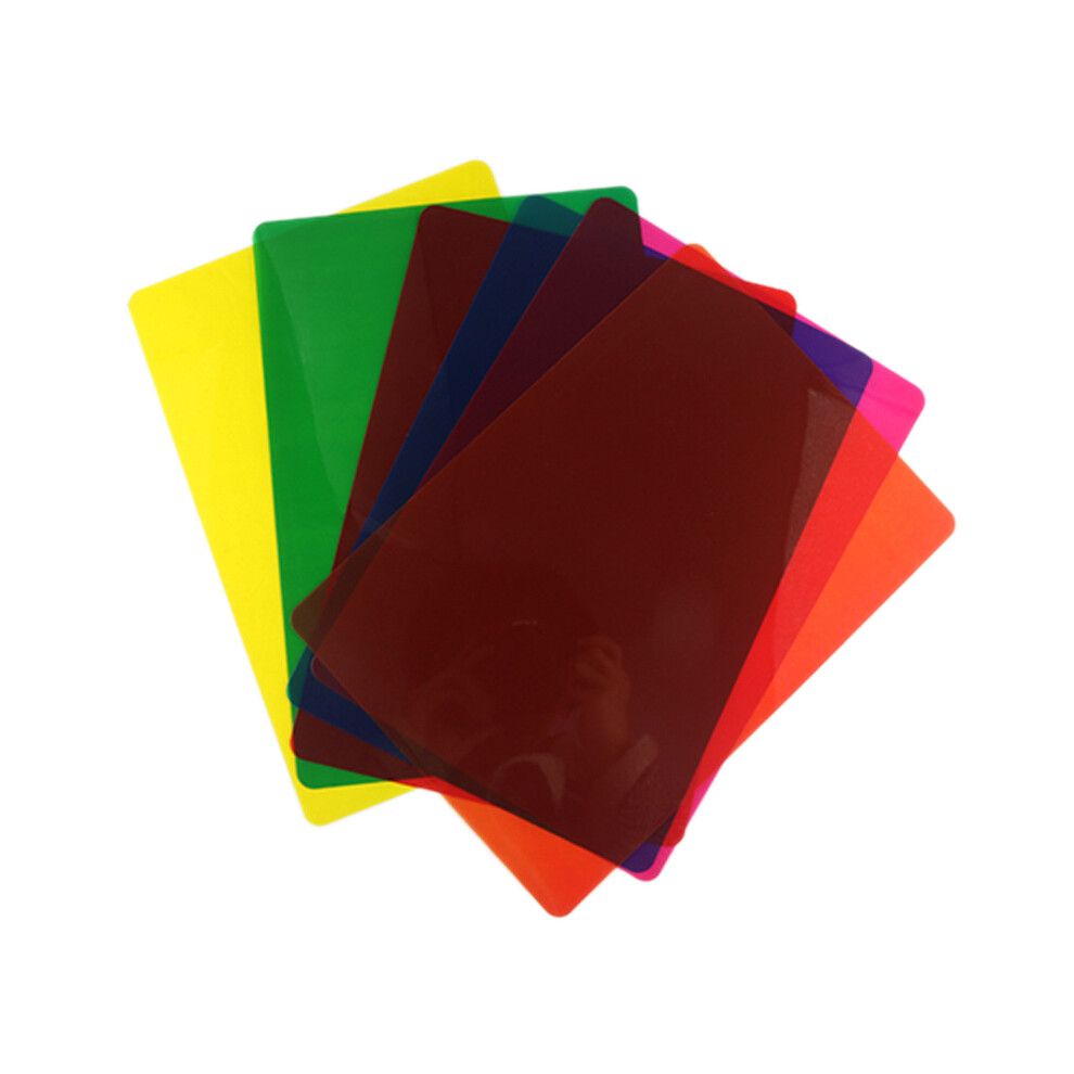 12Pcs Colored Overlays for Dyslexia, Dyslexia Reading Strips Irlens, ADHD and Visual Stress, 11.7x8.3Inch