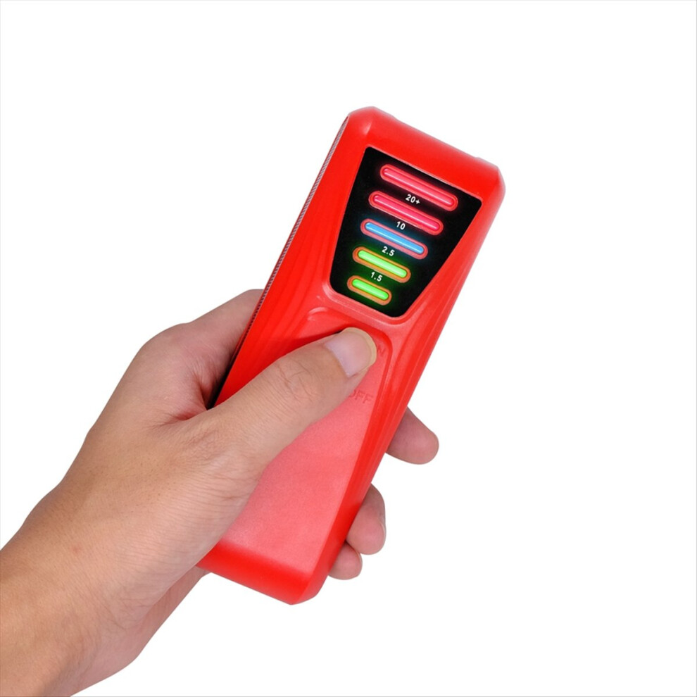Portable Electromagnetic Field Radiation Detector Emf Meter Red 4851767895868