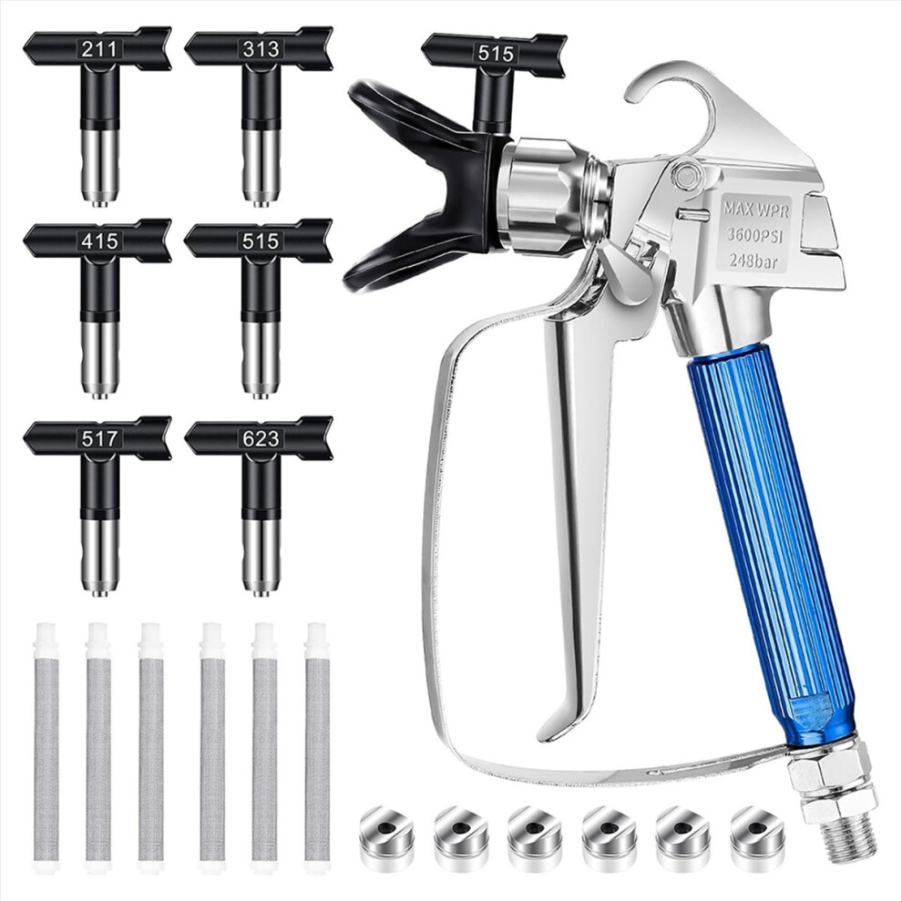 Airless Paint Sprayergun,Airless Spraygun Kit Sprayergun For Spraying Machine (211 313 415 515 517 623) 4851767894076