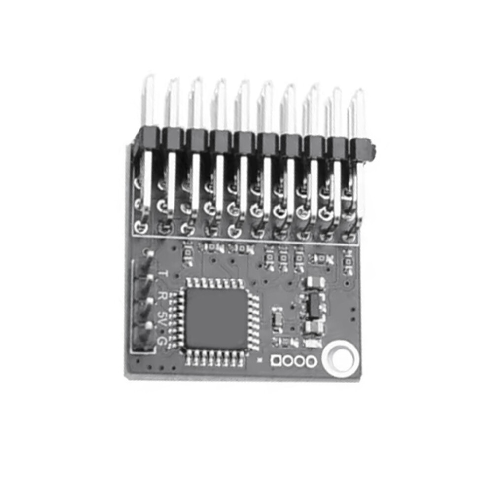 Rc Fpv Receiver Signal Conversion Module 4-18V Wide Voltage Input Support Crsf/Sbus/Ppm Protocol Automatic Convert Blue 4852045474997