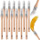 12Pcs Trim Painting Tool Edge Clean Corner Paint Brush Round Small Brushes Thin 1
