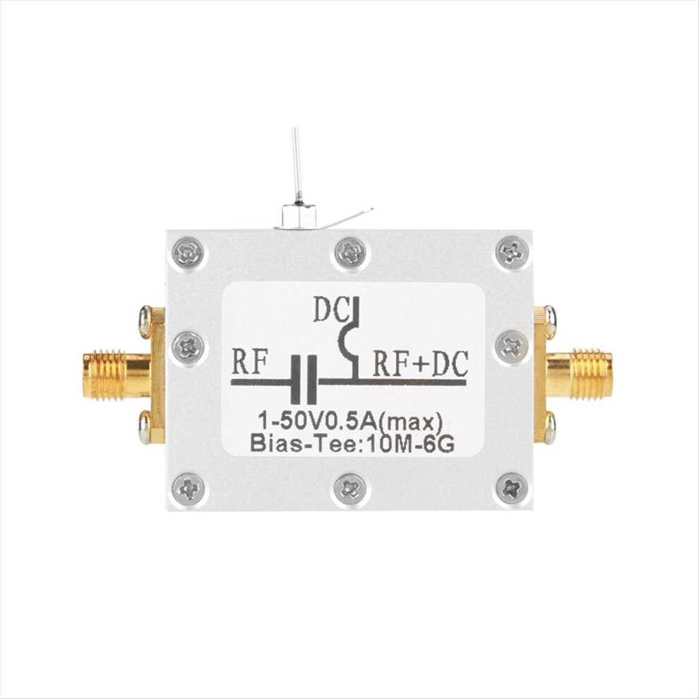 10Mhz-6Ghz Bias Tee 10Mhz-6Ghz Broadband Radio Frequency Microwave Coaxial Bias Bias Tee 4852045471071