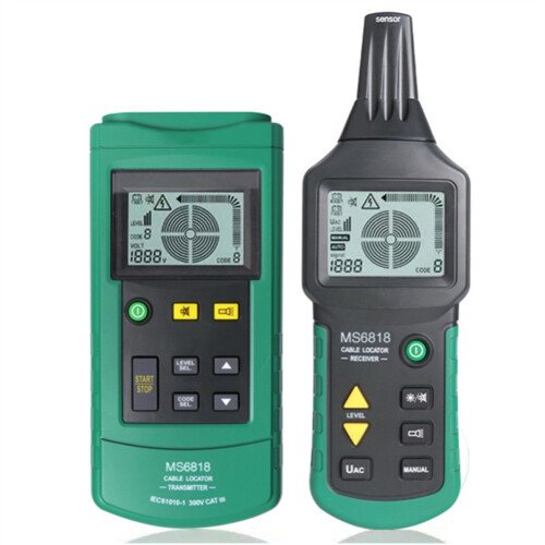 MS6818 Cable Metal Pipe Finder Underground Tester Short Circuit Interruption Detection Locator