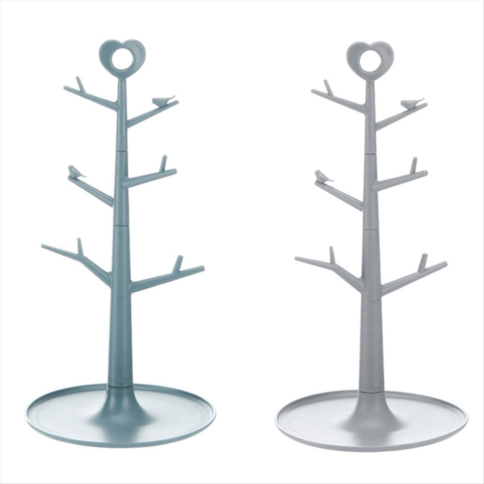 Mug Rack Shelf Cup Coffee Tree-Shaped Drying Storage Tea Drain Kitchen Display Countertop