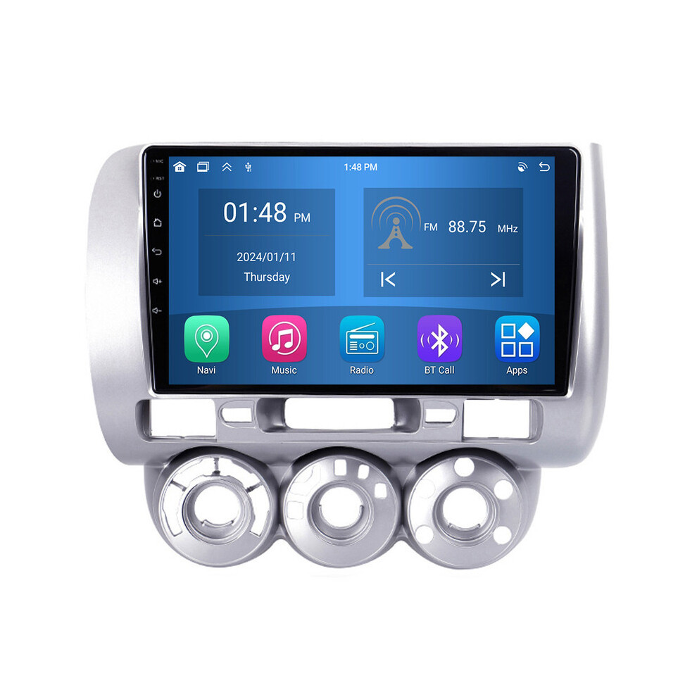 Roverone 4G+64G Car Radio Bluetooth Carplay Android Auto Gps Sat Nav For Honda Jazz 1 Gd 2001 - 2008 Fit 2001 - 2009 712110546391