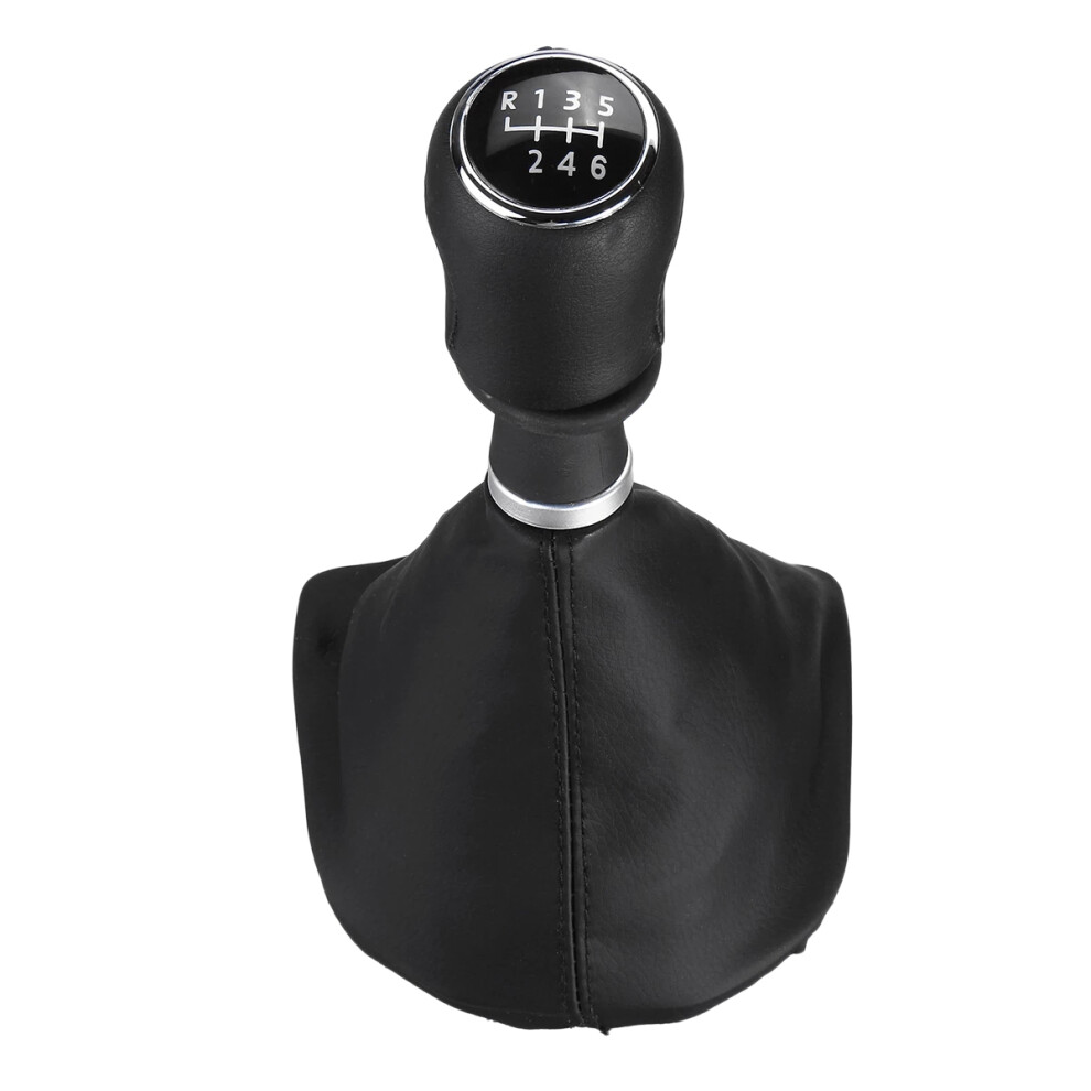 6 Speed Gear Shift Knob Leather Gaiter Boot Cover Shifter Lever Handle Stick For -Transporter T6 Caravelle 2015+ 4851767801289