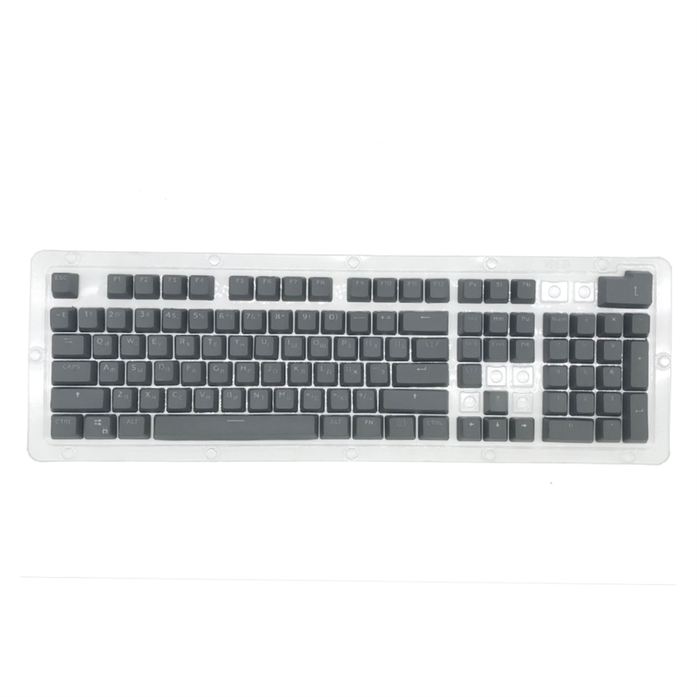 104 Keys Retro Round Keycaps Double Shot Diy Russian English Backlight Pbt Typewriter Keycaps For Backlit Classy Player 4852045488932