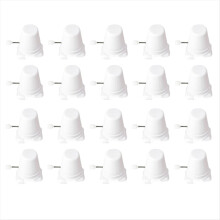20Pcs Clockwork Legged Robot Kid Toy Wind Up Movement Mechanism Plaything Toys for Sports White