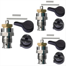3 kpl 235014 Pohjaventtiili Tyhjennysventtiili 395 Pohjaventtiiliin, 230 395 490 3400 Airless-maaliruiskulle