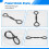 5Pcs Musical Instruments Trumpet Slide Stopper Silicone Ring Accessory Replacement 6