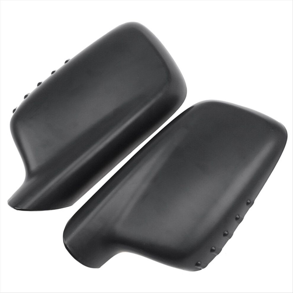 1Pair Car Rearview Mirror Covers Trim Caps For Bmw E65 E66 E67 E46 Coupe Cabrio 51167074236 51167074235 Black 4851767800794