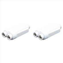 2X 2 Port POE Repeater IP66 10/100Mbps 1 to PoE Extender with IEEE802.3Af/At 48V Outdoor for Switch Camera