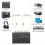Mini 4 Channel Passive Mixer Compact Musical Instrument CD Player Computer Stereo Hub 2