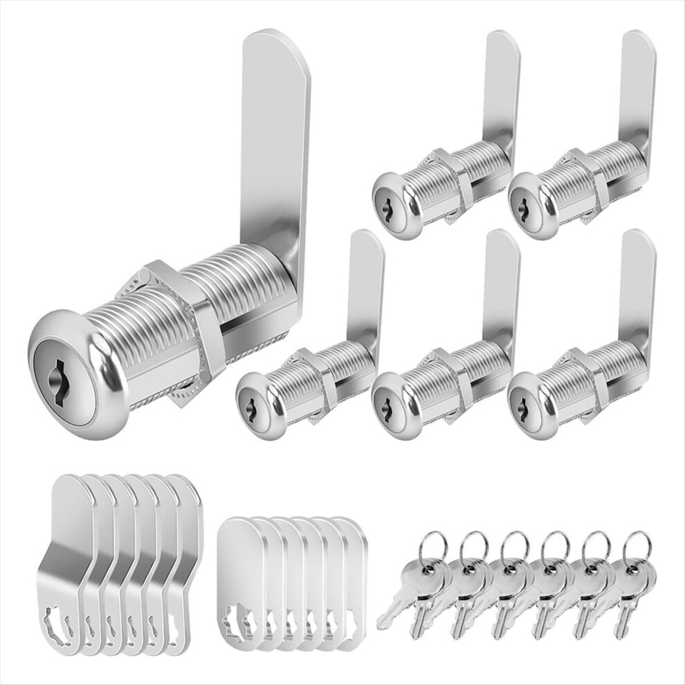 Cabinet Locks With Keys, Long Cam Keyed Alike, Lock Set For Cabinets Rv Storage Tool Box 4851767822239
