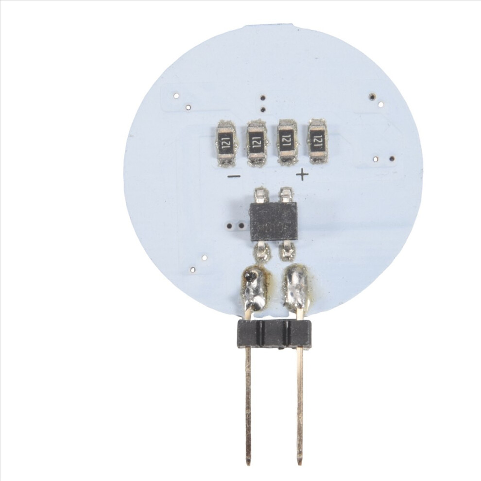12Pcs G4 Puck S Led Bulbs Side Pin Base Round 5050 12Smd Rv Camper Home Reading Light/White 4851767830197