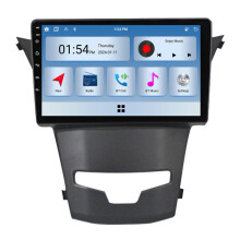 RoverOne 6G+128G Bilmultimediaspelare Radio CarPlay Bluetooth Android GPS för SsangYong Korando 3 Actyon 2 2013 - 2017
