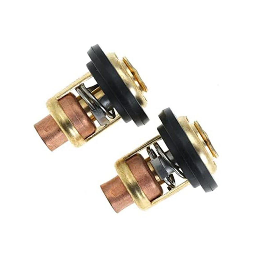 75692Q2 Thermostat With Mercury Mariner Marine 143F 143 Degree 135-150Hp 175 200Hp For Glm 13340 Replaces 75692T,2 Pcs 4851767823298