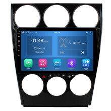 RoverOne 4G+64G autórádió Bluetooth CarPlay Android Auto GPS Navigációhoz mert Mazda 6 2002 - 2008