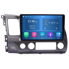 RoverOne 4G+64G Autoradio Bluetooth CarPlay Android Auto GPS-navigointi for Honda Civic 8 FK FN FD 2005 - 2012