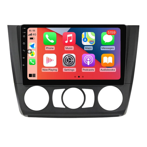 Ραδιόφωνο αυτοκινήτου RoverOne 6G+128G CarPlay GPS για BMW 1 Series E81 E82 E87 E88 2004-2011 MT 1