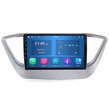 RoverOne 4G+64G autórádió Bluetooth CarPlay Android Auto GPS Navigációhoz mert Hyundai Solaris 2 Verna 2016 - 2020