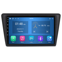 RoverOne 4G+64G Bilradio Bluetooth CarPlay Android Auto GPS-navigasjon for Skoda Rapid 2013 - 2017