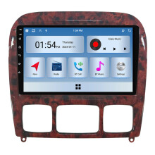 RoverOne 6G+128G Autós Multimédia Lejátszó Rádióval CarPlay Bluetooth Android GPS mert Mercedes Benz S-Class S Class W220 VV220 1998 - 2005