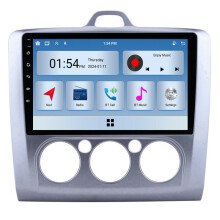 RoverOne 6G+128G Reproductor Multimedia Coche Radio CarPlay Bluetooth GPS para Ford Focus 2 Mk 2 2004 - 2011 MT