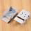 4 Pieces Blind Brackets 2 Inch Low Profile Box Mounting Bracket for Headrail (White) 6