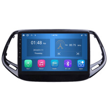 RoverOne 4G+64G Bilradio Bluetooth CarPlay Android Auto GPS-navigasjon for Jeep Compass 2 MP 2016 - 2018