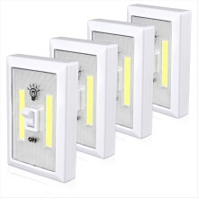 4pack Closet Light, Battery Operated Tap Super Bright Switch Light,Wall Mount Under Cabinet Lighting