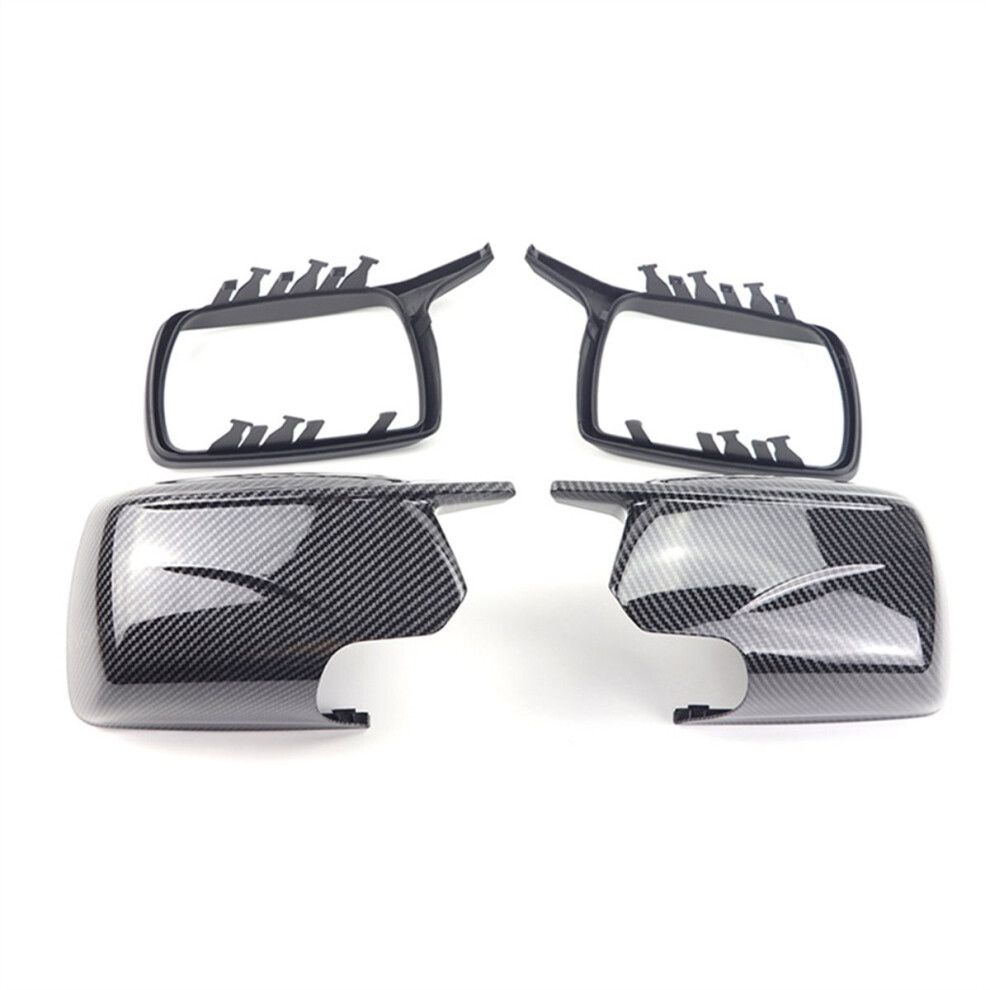 High Quality Carbon Fiber Replacement Rearview Side Mirror Covers Cap For X3 E83 2003-2010 4851767853981