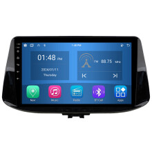 RoverOne 4G+64G autórádió Bluetooth CarPlay Android Auto GPS Navigációhoz mert Hyundai i30 2017 2018