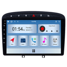 RoverOne 6G+128G Autós Multimédia Lejátszó Rádióval CarPlay Bluetooth Android GPS mert Peugeot RCZ 308 SW 2007 - 2015 408 2012 - 2020