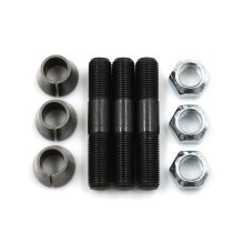 3 Inch Stud and Conical Washer and Nut Steering Arm Install Kit for 44 Axle