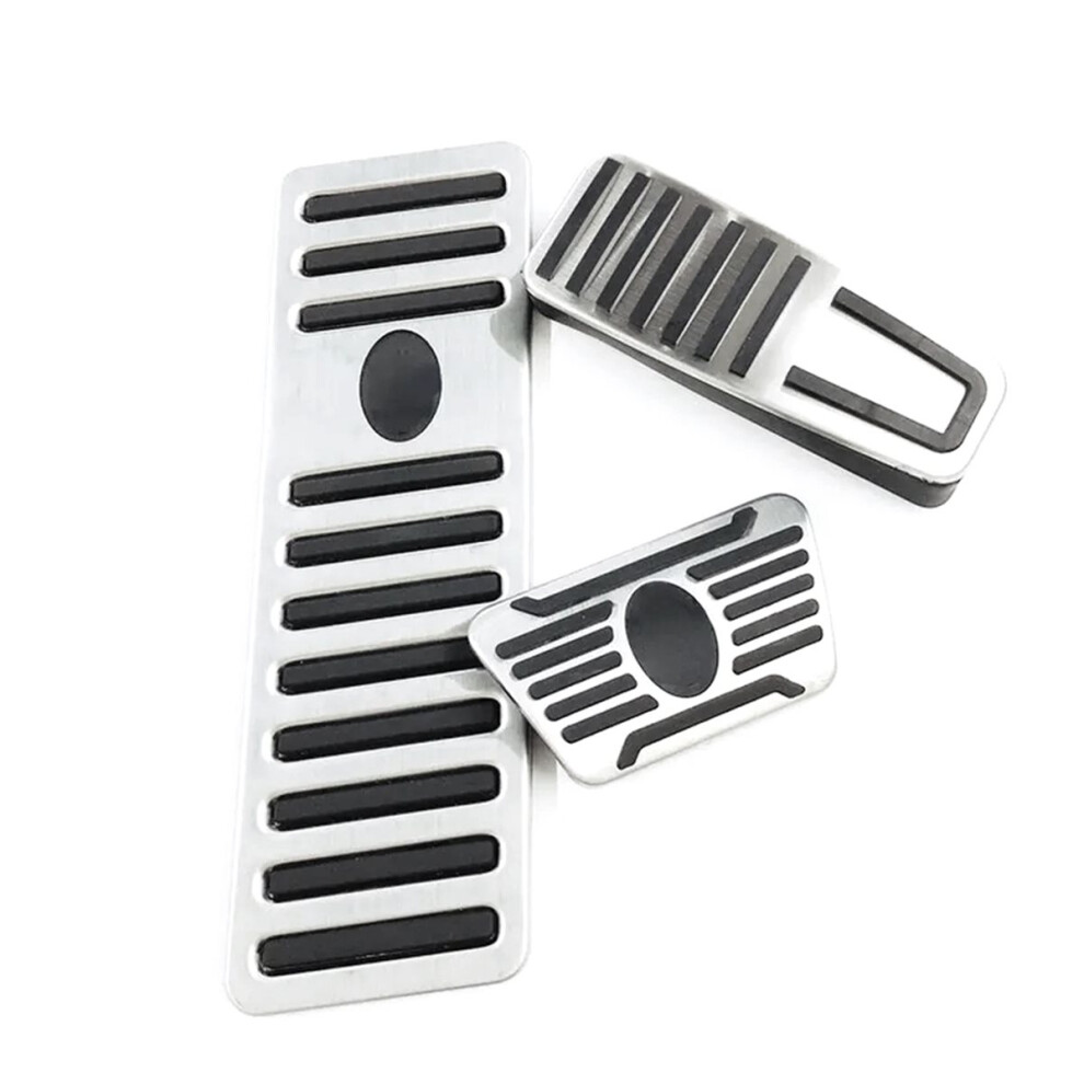Car Footrest Pedals Gas Brake Pedal Plate Pad Stainless For Quattroporte 2014 -2017 4851767855961