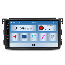 RoverOne 6G+128G Bil Multimedia Spiller Radio CarPlay Bluetooth Android GPS for Mercedes Benz Smart 2005 - 2010