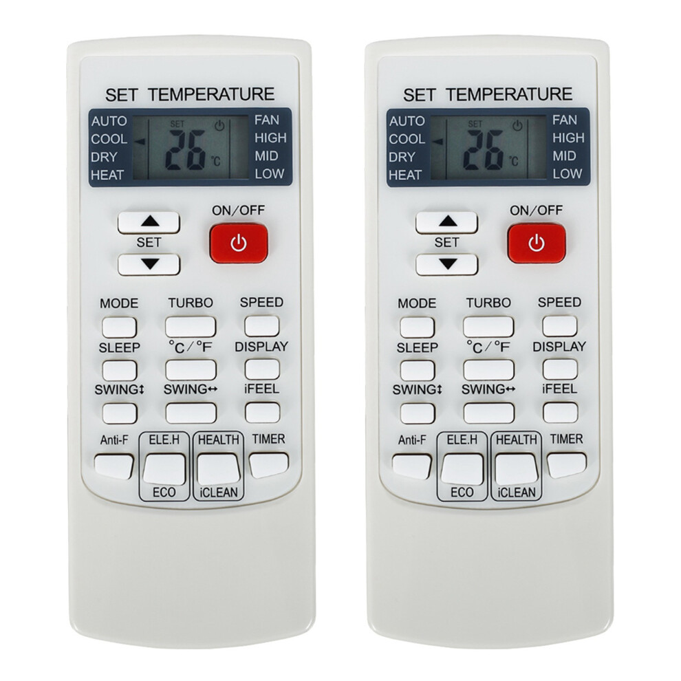 2X Air Conditioning Remote Control Replacement For Aukia Ykr-H/102E Feel Comfortable 4851767841056