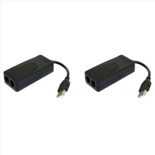 2X USB Fax Modem Dual Port USB2.0 56K V.92 V.90 External Modem Driver for Win 7 8 10 XP Receive Send Fax on Computer