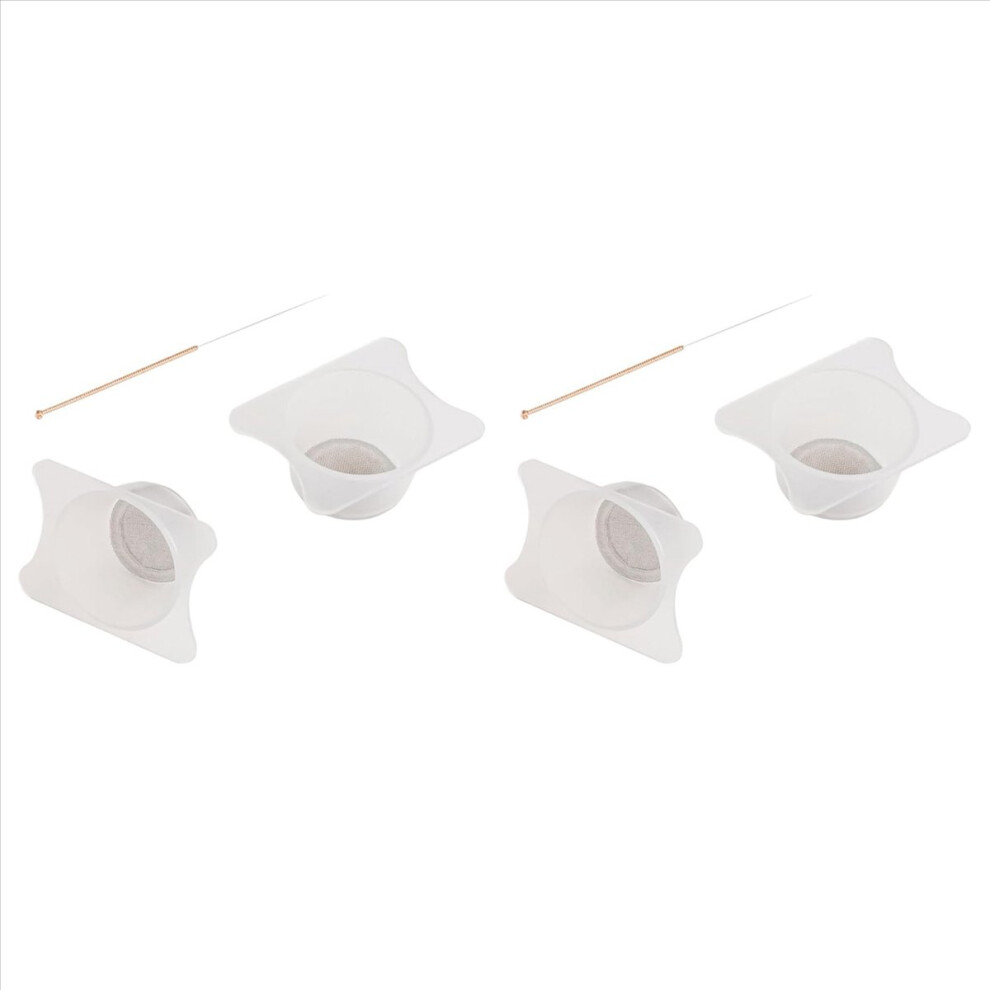 Airbrush Filter Cup, 4Pcs Airbrush Special Paint Filter Cup With 0.3Mm Airbrush - Needle For Paint Airbrush 4853796329666