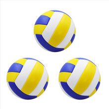 3Pcs Volleyball Soft and Easy to Carry Impermeable PVC Professional Game Beach Outdoor Indoor Training Ball