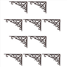 10X Cast Iron Plant Hanger Flower Basket Hook for Indoor Outdoor Bird Feeder Lantern Pots Wind Chimes